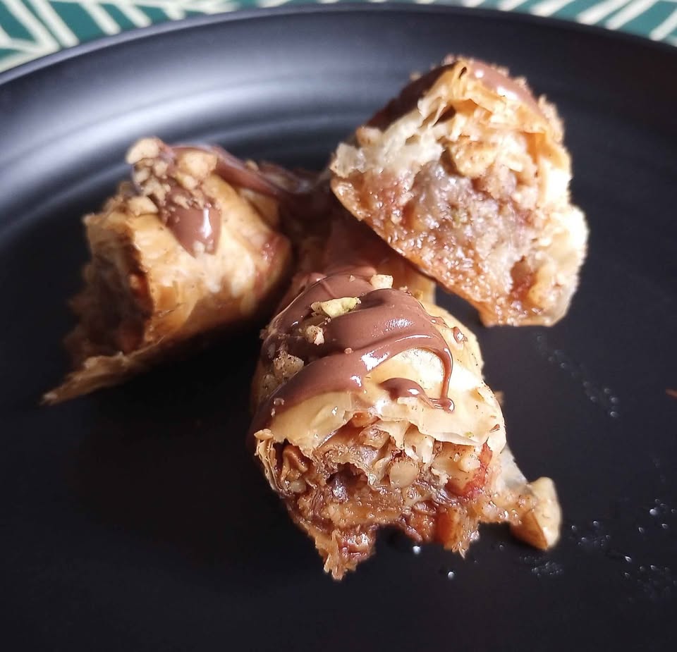 Baklava Rolls - Nutella (Topped)