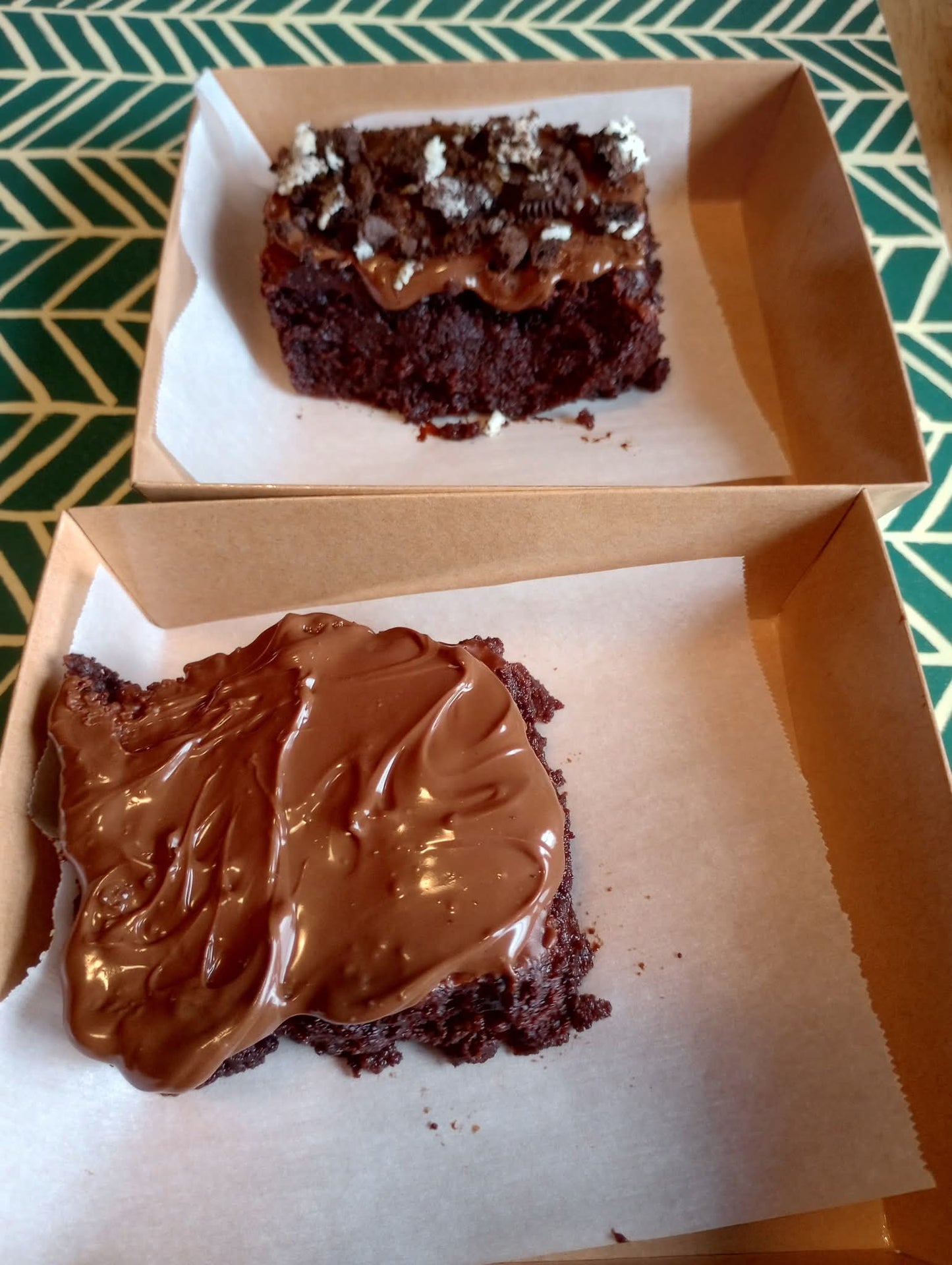 Greek chocolate cake with syrup - 4 pieces