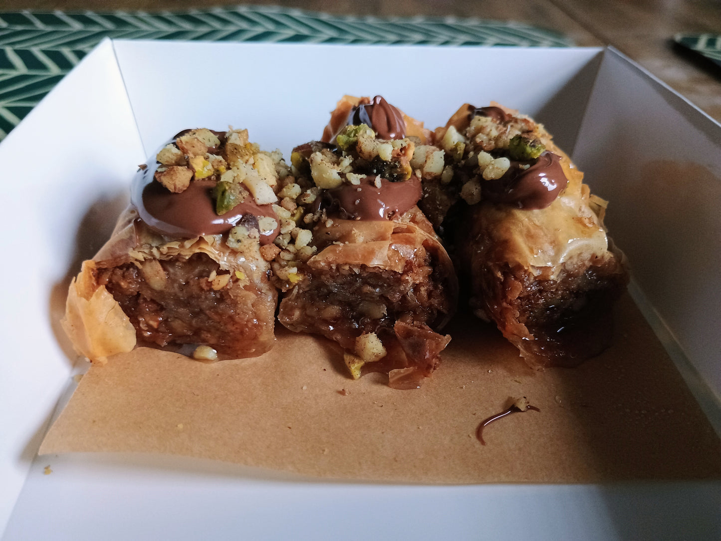 Baklava Rolls (Nutella)