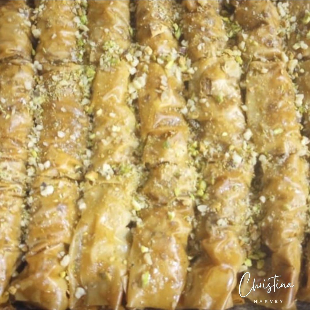 Greek Baklava Rolls (Saragli)